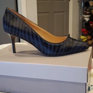 Zebra stripped Pumps